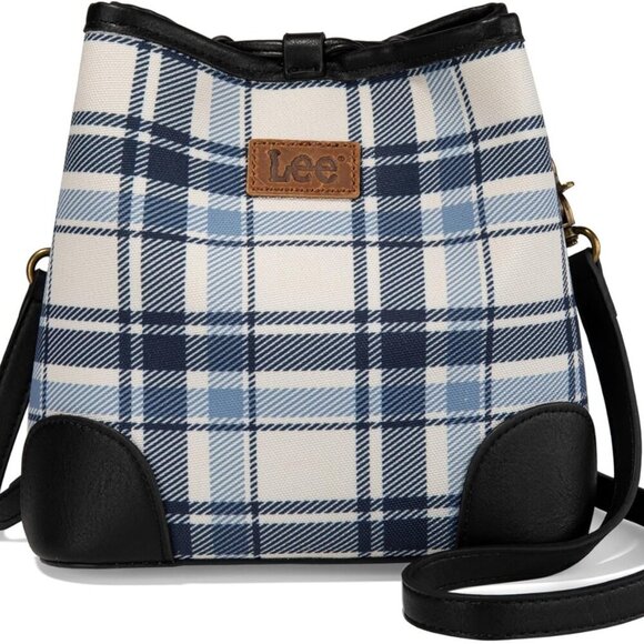 x Lee Bucket Bags for Women Drawstring Hobo Bags with Crossbody Strap - Picture 1 of 8